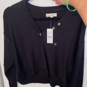 L.A Hearts Black Cropped Sweater (Size M)